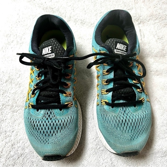 Nike Zoom Pegasus 32 Blue Orange Sneakers women size 7 - Picture 4 of 11